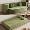 Compresión por Vacío Sofá Sala de Apartamento Pequeño Dormitorio Plegable Esponja Módulo Sofá Cama Multifuncional Plegable Doble Uso