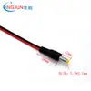 Conector de alimentación de monitorización DC12V cabeza de alimentación roja y negra cabeza macho cabeza hembra conector de alimentación centralizada DC