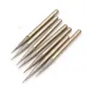 Nueva Cabeza de Rectificado de Diamante Soldada con Mango de 3 mm Pelado de Jade Cabeza de Rectificado Eléctrica Punta de Rectificado de Agujero Interior de Metal para Tallado