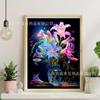 Amazon cross-border nova série de pinturas de diamante 5D flor sala sala de estar pintura decorativa DIY tijolo pintura fábrica vendas diretas