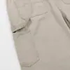 Calça de trabalho reta vibe masculina marca tendência high street personalidade design de bolso senso retrô desgastado perna larga calça casual