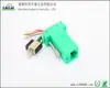 Conector de Cabeça de Computador Série RJ45 Conector de Cabeça de Computador RJ45 para DB9P Macho, Cabeça de Conversão Verde, Variedade de Cores da Carcaça