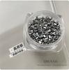 Barra de cristal de viento de metal pesado, mezcla de metal, material para decoración de uñas, cuentas de guisante, lentejuelas irregulares, joyería para uñas DIY