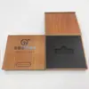 Empaque de Terminal Caja de Madera Almacenamiento Soporte Interior Impresión de Logo Música para Coche Tapa abatible Caja de Empaque USB Digital