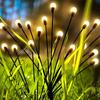 Lâmpada Solar Vaga-lume Exterior À Prova D'água Lâmpada de Gramado Led Atmosfera de Natal Lâmpada de Jardim Lâmpada de Paisagem de Jardim