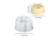 Suporte de Vela Redondo Transfronteiriço Molde de Silicone Casa de Amor DIY Base de Vela Molde de Gesso