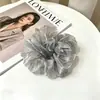 Goma de pelo scrunchie vintage versátil extragrande para adultos, elegante scrunchie floral para coleta