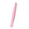 BQI Rizador de Pestañas Postizas Oblicuo para Principiantes Acero Inoxidable Auxiliar para Pestañas Postizas Forma de Cejas Pinzas para Depilar Vello Facial Clip de Belleza