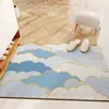 Alfombra de Piso Anillo de Seda Moderna Simple Resistente a la Suciedad para Puerta Raspa-Lodo de Entrada Antideslizante Felpudo Cortable Alfombra de Piso para Entrada