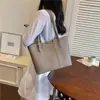 Bolsa Tote Grande Capacidade Retrô Feminina 2026 Nova Outono Inverno para o Trabalho Ombro Único Bolsa de Mão Casual Versátil Bolsa Saco