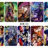 Pegatinas de Dibujos Animados Anime Dragon Ball HD Tarjetas de Cristal Engrosadas Pegatinas de Tarjeta Escarchada Venta al por Mayor Aplicable Tarjeta de Comida para Estudiantes Escolares