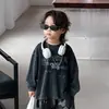 Cotton Shop Coleção Primavera e Outono Conjunto de Suéter e Camiseta Infantil Jaqueta Roupas de Outono para Meninos Top, Sem Devoluções ou Trocas