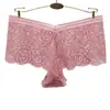 Cueca Boxer de Renda Feminina Tamanho Grande Europeia e Americana, Atacado de Roupa Íntima Feminina para Exportação, Atacado de Roupa Íntima Feminina para E-commerce Transfronteiriço