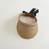 Sombrero de Paja de Verano Nuevo para Niños Qiunan, Sombrero de Sol para Playa para Niñas, Sombrero Fresco con Protección Solar para Bebés Niñas, Sombrero de Sol