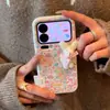 Funda Floral de Invierno Adecuada para Teléfono Móvil Apple 17Pro 16Proma X Pegamento Suave 13P Piel Sintética 12Pro Dibujos Animados 11