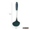 Espátula de silicone espessa anti-queimadura antiaderente para wok colher de sopa para mexer colher para mexer escorredor grande doméstico conjunto de espátulas para fritar utensílios de cozinha