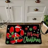 Felpudo de Festival Navideño Alfombra Felpudo para Puerta de Entrada Resistente a Manchas Fácil de Limpiar Felpudo de Decoración Festiva Felpudo para Pies Dropshipping