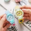 Relógio infantil cor de gelatina quente luminoso flash colorido brinquedo relógio de desenho animado fabricantes atacado pronta entrega