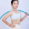 Camisole Vest de Desenvolvimento para Meninas Alunos do Ensino Fundamental e Médio Verão Respirável Anti-Mostra de Mamilos Camisola Esportiva Primeira Etapa Roupa Íntima