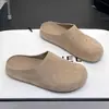 Meias-sapatos Birkenstock de sola grossa, com uma tira, bico fechado, para mulheres, para uso externo, novos sapatos Birkenstock 2026 primavera/outono, feios-fofos, para pessoas preguiçosas