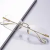 Gafas de Lectura sin Montura Doradas de Moda Ultraligeras Anti-Luz Azul, Gafas de Lectura a la Moda Que Te Hacen Ver Más Joven, Gafas para Presbicia de Alta Definición con Envío Gratis