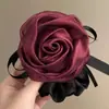 Musa Rosa! Grampo de Cabelo Flor de Franja Rosa Super Delicado para Mulheres, Presilha Lateral para Cheongsam, Acessório de Cabelo para Praia, Ornamento de Cabelo para Mulheres