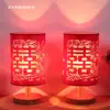 Luz nocturna cálida romántica para habitación de boda, mesita de noche, lámpara de mesa de dormitorio, simple moderna, regalo de boda para cuidado, lámpara Ever