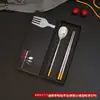 Palillos familiares juego Acero Inoxidable Palillos Chinos Hogar Restaurante Hotel Creativo Auspicioso Mango Hueco Palillos Huecos