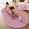 Corda de Pular Tapete Redutor de Ruído e Absorvente de Choque de Terra de Diatomáceas, Tapete de Yoga Duplamente Resistente, Resistente à Sujeira e ao Desgaste para Fitness em Casa, Aeróbica e Dança