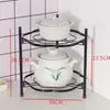 Estantería de Esquina para Cocina, de Pie, Multicapa, Acero Inoxidable, Triangular, para Ollas, Estantería Doméstica para Guardar Ollas
