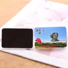 Ímãs de geladeira de vidro para fotos da cidade de Changsha, vários designs incluindo ímãs retangulares de vidro da estátua da Ilha Laranja, decoração estética