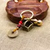 Nuevo llavero colgante de calabaza de latón cinco monedas de Emperador calabaza de cobre colgante del año del conejo Souvenir de lugar escénico Venta al por mayor