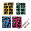 Anillo Chino Serie Nueve Entrelazados Desbloqueo y Desabrochado Juego de Ocho Piezas Venta al por Mayor Hebilla de Inteligencia Juego de 8 Piezas Hebilla Rompecabezas de Metal Abc
