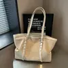 Bolso de Hombro Grande de Lona con Estampado de Leopardo Retro Transfronterizo Nuevo 2026 Versátil para el Trabajo Bolso de Mano Estilo Perezoso