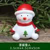 Enfeites de Natal Transfronteiriços para Idosos, Boneco de Neve, Enfeites Pequenos de Resina, Layout de Cena de Desenho Animado, Presentes Decorativos, Bonecas