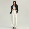 26 Nova coleção outono/inverno: jeans versátil de cintura alta e perna reta em cores populares, disponível em comprimentos regular e estendido, estilo feminino, e suporta dropshipping