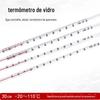 Padrão 30 polegadas haste de vidro em negrito água vermelha querosene álcool termômetro ensino experimento casa-20-110 graus