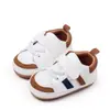 Sapatos de Bebê Novo Estilo Primavera e Outono para Crianças de 0 a 1 Ano, Tênis Esportivos, Sapatos Casuais para Bebês, Sapatos para Caminhar com Solado de Borracha Antiderrapante