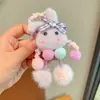 Diadema Infantil Estilo Coreano Banda para el Cabello Kuromi Lana Linda Dibujo Animado Goma Elástica Bola para Cola de Caballo Niña Accesorio para el Cabello