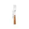Juego de cuchillo, tenedor y cuchara de acero inoxidable 304 al por mayor, cuatro piezas, vajilla occidental de estilo japonés, juego de cuchillo, tenedor y cuchara para carne con mango de madera de pera