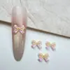 Accesorios para Uñas de Moño Estilo Hada Tridimensional Escarchado de Moda Resina Decoraciones Japonesas para Uñas Venta al por Mayor
