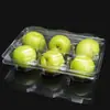 Caja de Embalaje con Bandeja Interior de Blíster de PVC Carcasa de Plástico Transparente Bandeja de Blíster Revestimiento de PET Caja para Frutas y Galletas Personalizado