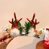 Pinza para el Cabello de Astas de Reno Navideño Accesorios para Tocados 2026 Nuevas Pinzas Laterales para Niños Pinzas Pequeñas Lindas Diadema Navideña