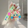 Llavero Colgante de Dibujos Animados Estilo Nuevo Maravilloso Lindo Arcoíris Lindo Adorno de Muñeca para Mochila de Estudiante Llavero Regalo