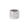 Novas Contas Cilindricas de Prata Esterlina S925 Galvanizadas com Ouro Branco, com Design de Favo de Mel, Facetadas como Diamante, Contas Espaçadoras Ice Crushed Ice, Contas de Transferência