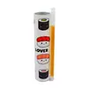 Tubos de Papel para Sushi Impresos Personalizables, Empaque Cilíndrico Biodegradable de Grado Alimenticio, Tubos de Papel Ecológicos