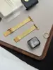 Pulseira de Metal Fina em Aço Inoxidável Estilo Cauda de Peixe Adequada para Apple iWatch 11ª Geração 10/987Ultrase