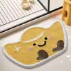 Alfombra de Felpa con Frutas Frescas Alfombrilla Antideslizante para Baño Alfombrilla para Entrada de Inodoro Absorbente de Agua Resistente a Manchas Secado Rápido Fácil de Limpiar