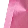 Cinta de espiga de nailon de imitación, cinturón de seguridad de espiga de gasa ligera 250D, cinta de color rojo rosa disponible para venta al por mayor