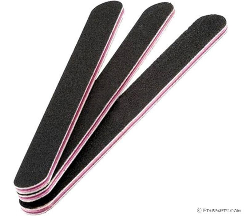 海绵抛光板修甲搓条双面指甲锉塑料EVA打磨条美甲挫